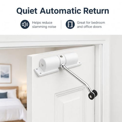Automatic Door Closer, 30 kg Zinc Alloy Safety Spring Door Closer