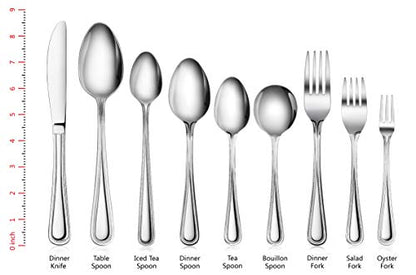 New Star Foodservice Bead Pattern 18/0 Stainless Steel Oyster Fork, 6-Inch, Set of 12, Commercial Grade (Pack of 2) - size: Oyster Fork (6-Inch) (Pack of 2)