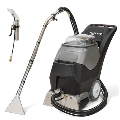 Commercial 4-in-1 Steam Carpet Cleaner Extractor – Cold Water, 18.5" Cleaning Path, 10.5/8 Gallon Tanks, with Upholstery & Wand Tool, Ideal for Large Areas & Professional Use