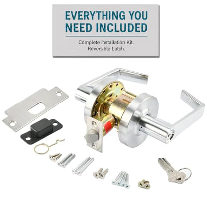 LO-Lock Entrance/Keylock Function, Commercial Lever Door Lock,ADA-Compliant - style: Entrance/Keylock