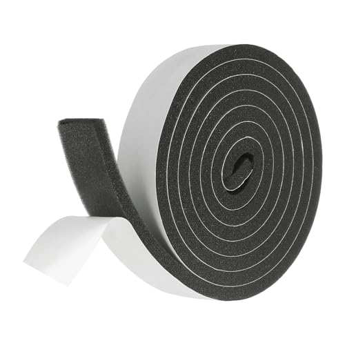 uxcell Weather Stripping Door Seal, 1-3/16" x 5/16" (1 Roll, 6.5Ft) - size: 1-3/16" x 5/16" (6.5 Ft)