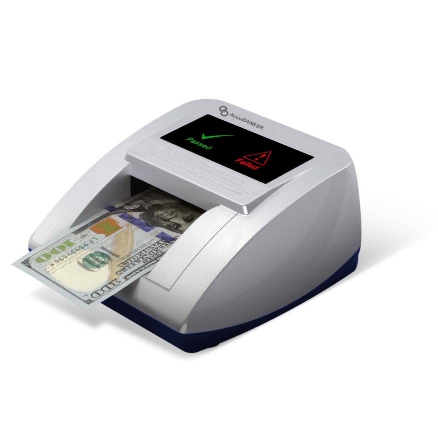 AccuBANKER D470 Quadscan Counterfeit Detector, 7 Point - style: Base Unit