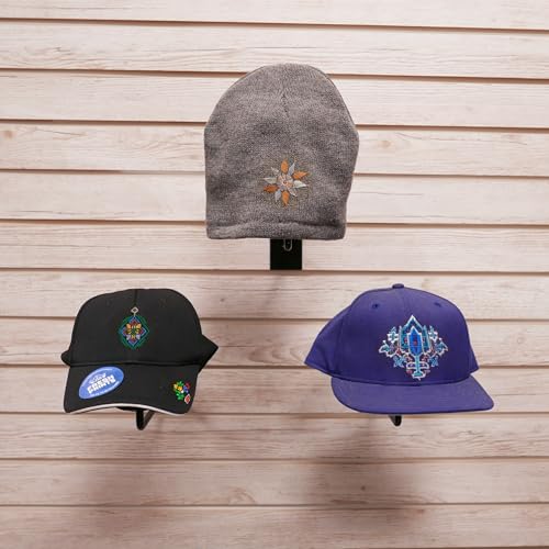 Slatwall Single Hat Display, Millinery Headwear Display Rack with Foam Pad - Black - 1 Unit - color: Black, size: 1 Unit