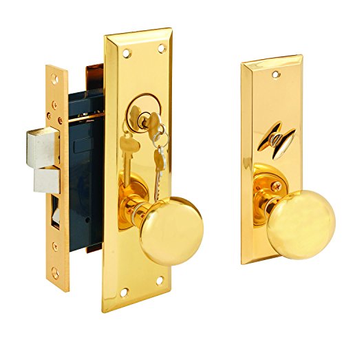 Segal SE 26010 Mortise Lock Set, Brass Right Hand, 2-1/2 In. Backset, Surface Mounted (Single Pack) - color: Brass