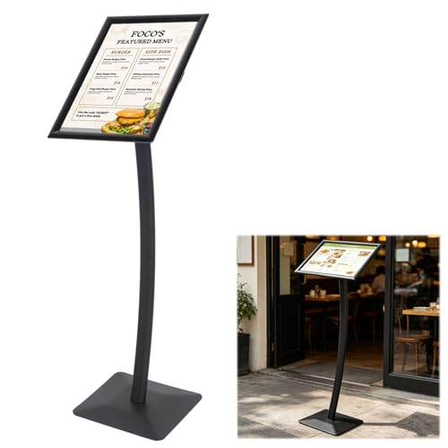 tonchean 11x17 Freestanding Pedestal Sign Holder