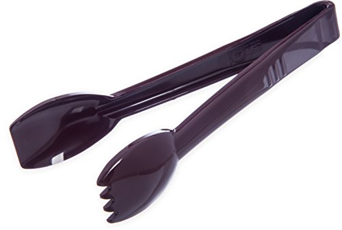 CFS Carly Salad Tong, 9" Salad Tong, Brown, 1 Pack - color: Brown, size: 9" Salad Tong, style: 1 Pack