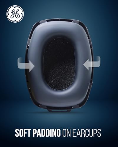 GE Protective Earmuff Noise Reduction - NRR 23dB Adjustable - Indigo/Black