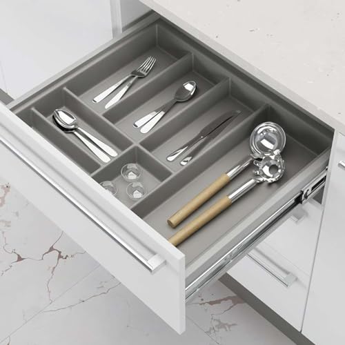LONTAN 1 Pair Side Mount Drawer Slides 8 Inch Heavy Duty Cabinet Rails - color: Silver, size: 8 Inch - Drawer Slide