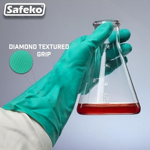 Nitrile Flock Lined 15 MIL Straight Cuff - size: X-Large
