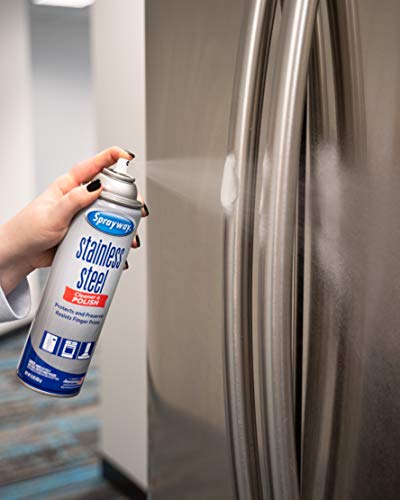 Sprayway SW148R Water-Based Stainless Steel Cleaner, 15 oz. (Pack of 2) - size: 15 Ounce (Pack of 2)