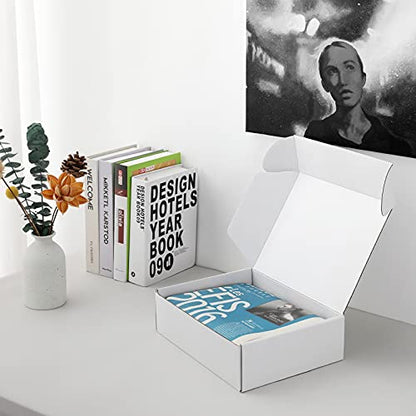 6x6x4 inch White Shipping Boxes for Small Business- Set of 25 - color: White, size: 6x6x4 Inch