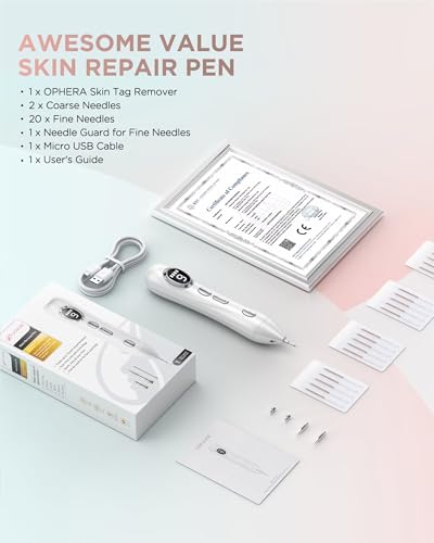 OPHERA Skin Tag Remover Pen with Remover Kits for Moles and Warts, Home Use