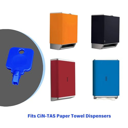 Paper Towel Dispenser Key Replacement for Cintas Dispensers, 2-Pack
