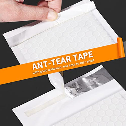 packbabol Bubble Mailers, 4x7 Inch Padded Bubble Mailers Pack of 50 Bubble Envelopes Opaque Self Seal Adhesive Waterproof Bags for Shipping and Packaging (White, 4x7-50Pc) - color: white, size: 4x7-50Pc