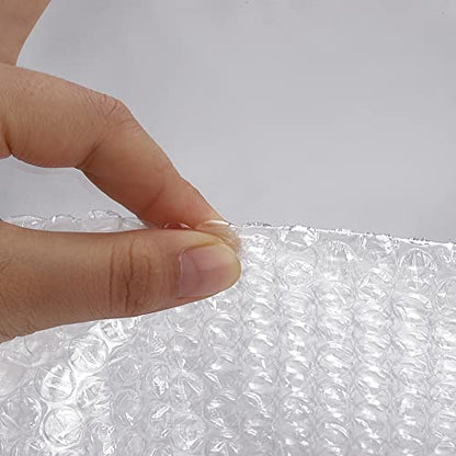 WANGUAGUA Perforated Bubble Packing Nylon Wrap 2 Pack 12 Inch x 100 ft Total - size: 12in. x 50ft. / 2 Rolls