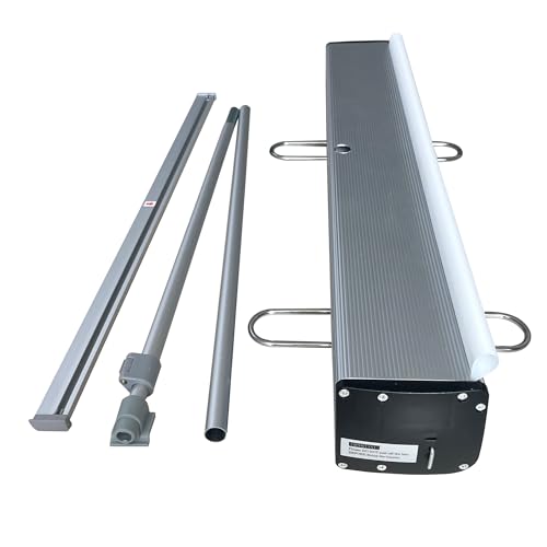 Retractable Banner Stand 24" W x 48" H – Heavy Duty Roll Up Banner Display with Padded Carrying Bag for Trade Show, Exhibition, Business Advertising (Stand Only) - size: 48" Height