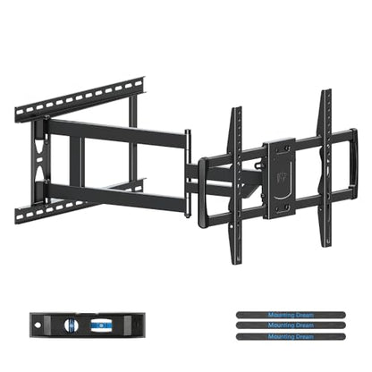 Mounting Dream Long Arm TV Wall Mount for Most 37-75 Inch TVs up to 100lbs - size: For 37"-75" TV, 24" Studs