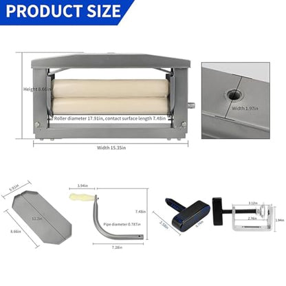 Clothes Wringer - Better Moisture Removal than Portable Washing Machine/Portable Dryer - Heavy Duty Off Grid Laundry Wringer | Perfect Towel Wringer for Chamois Cloth, Tile Sponge, etc.