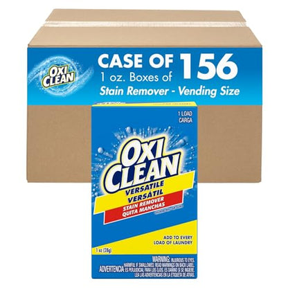 OxiClean Versatile Stain Remover Professional, Coin Vend 1 oz., Single Load, (Pack of 156) - size: 0.01 Ounce (Pack of 156)