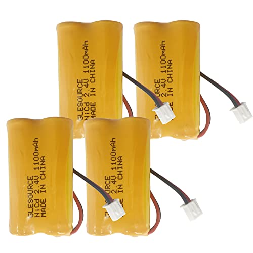 (4 Pack 2.4V 1100mAh Battery Replacement for Exit Sign Emergency Light Exitronix 10010036 Lithonia 10010034 Interstate NIC1394 BEL-179 - color: 4 PCS 1100mAh