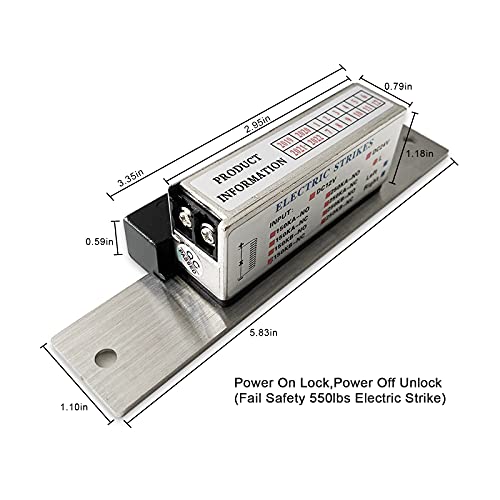 Olideauto Handicap Door Opener for Disabled People,ADA Swing Door Operator with Handicap Push Button and Fail Safe Electric Strike