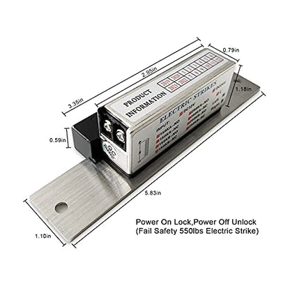 Olideauto Handicap Door Opener for Disabled People,ADA Swing Door Operator with Handicap Push Button and Fail Safe Electric Strike