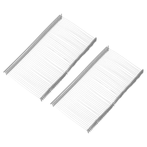 MECCANIXITY Standard Tagging Fasteners,Plastic Regular,Standard Label Gun Price Tagging Barbs for Garment Price Tag Label Tagging Barbs 50mm/2 Inch,Pack of 1500 Gray - color: Gray, size: 50mm/2 Inch