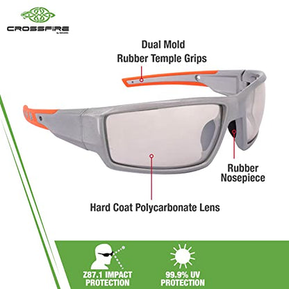 Crossfire Safety Glasses - color: Clear