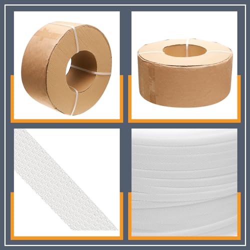 Amylove 1/2 in Strapping, 600 Lbs Heavy Duty Polypropylene Strapping Roll - size: 3940 ft