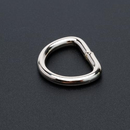Country Brook Design - Welded D-Rings (3/4 Inch) - color: Nickel Plated, size: 10 (Pack of 1)