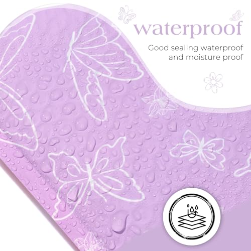 Metronic Bubble Mailers 6x10 Inch 50 Pack Purple Butterfly Padded Mailers - color: Purple Butterfly, size: 6x10" 50PC