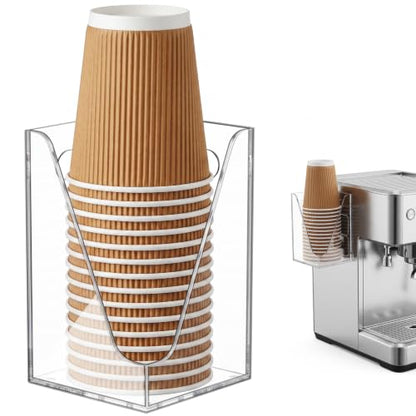 Cup Dispenser, Wall Mount Cup Holder for Water Cooler Fit Up to14oz Cups - color: Medium