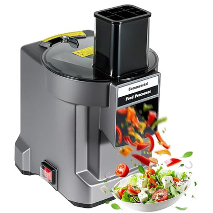 3 in 1 Electric Vegetable Chopper Slicer, Multifunctional Onion Chopper Food Dicer Shredder Processor, Automatic Veggie Fruit Cutting Dicing Machine with Stainless Steel Blades for Commercial Home Use