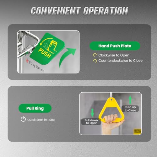 Huanyu Emergency Shower and Eye Wash Station OSHA Approved Eyewash Station