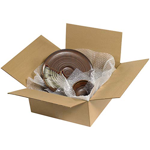 BOX USA Bubble Cushioning Wrap, 12x125', 1/2" Bubble, 4-Rolls