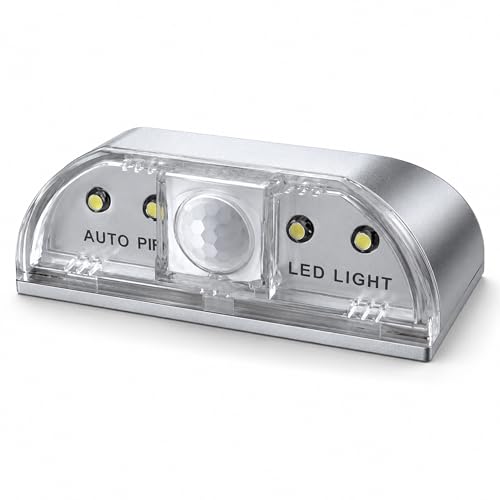 Sourcingbay Motion Sensor Keyhole Light for Door Locks, Silver