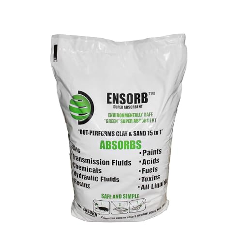 Enpac ENSORB Spill Cleanup Granular Absorbent for use with Oil, Hazmat, Chemical, Caustic, and Universal Liquids (1.5-cu.ft Bag) - size: 11 Gallon (1.5 cu. ft)