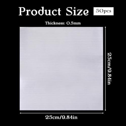 50 Pack Foam Wrap Sheets for Packing Moving, 10” x 10” Reusable Moistureproof Cushioning Foam for Dish Plate, Fragile Packing Supplies