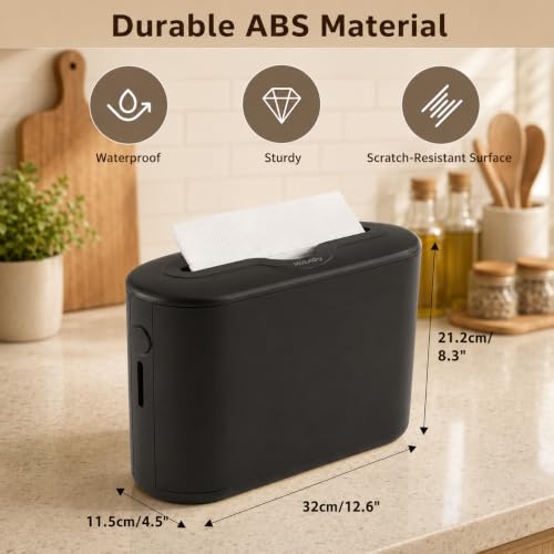 Countertop Multifold Paper Towel Dispenser, Black - color: 5857black