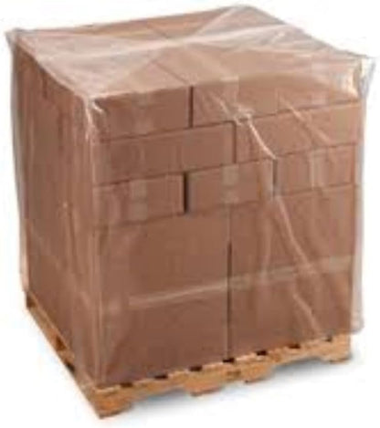 Farm Plastic Supply - Clear Pallet Covers - 2 Mil Clear (78" x 155") - Heavy Duty Construction Grade Strength Pallet Bags, Polyethylene Pallet Bags, Outdoor Protection, and Pallet Storage (10)