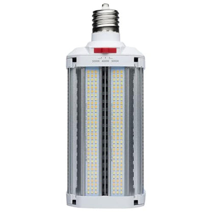 Satco S28938R1 110W LED Shoebox Retrofit Lamp, Wattage Selectable (90W/100W/110W), 3CCT (3000K/4000K/5000K), EX39 Base, 15400 Lumens, Ballast Bypass, Enclosed Fixture Rated, DLC 120-277V (4 Pack)