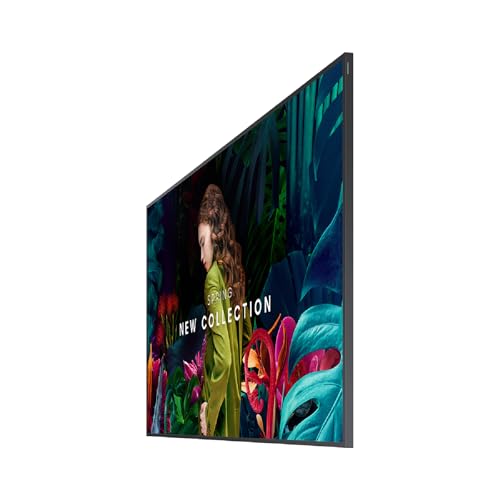 Samsung 85” Commercial UHD Signage, 28.5mm Depth, Dynamic Crystal Color, Quantum Processor Lite 4K, Ultra Slim, Home UI, Centered VESA Holes, 3-Year Warranty, LH85QBCEBGCXGO - size: 85-inch