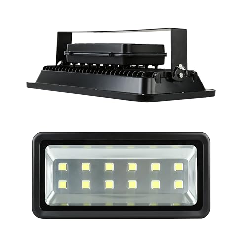 600W LED Floodlights, Ourside Super Bright Exterior Lamp, 6000K Daylight White, Waterproof Security Light for Garage, Yard, Garden, Stadium - size: 600w