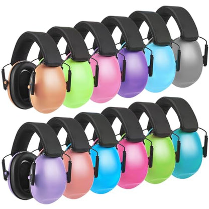 Amylove 12 Pcs Kids Noise Cancelling Headphones Ear Muffs Macaron Style - size: Universal Fit (kids & Adults), style: Macaron Style