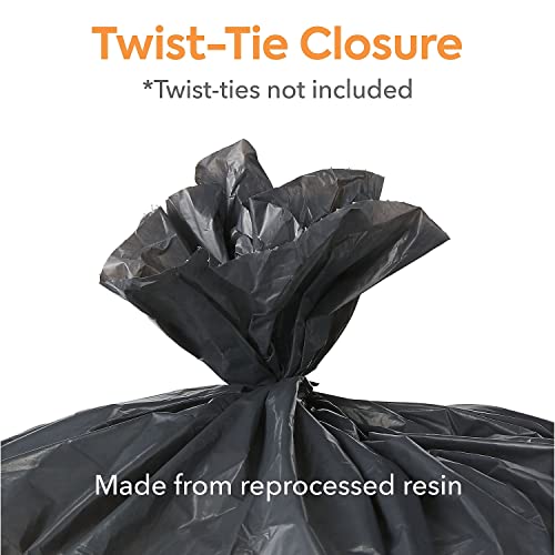 Coastwide Professional Trash Bags, 12-16 Gal, 24x31, Black, 250ct - size: 12-16 Gallon