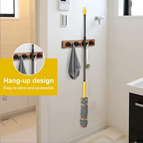 KeFanta Self-Wringing Twist Mop with 1 Extra Refill, 57 " Long Handle, Gray - color: Gray (1 Handle & 2 Mop Heads)