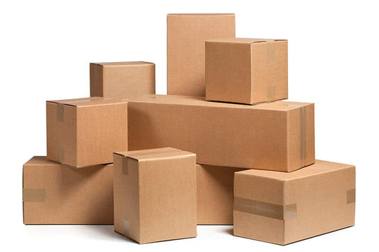 Secure Seal - 4x4x12 Pack of 100 Corrugated Cardboard Packing Shipping Mailing Moving Carton Boxes - color: 100 Pack, size: 4x4x12