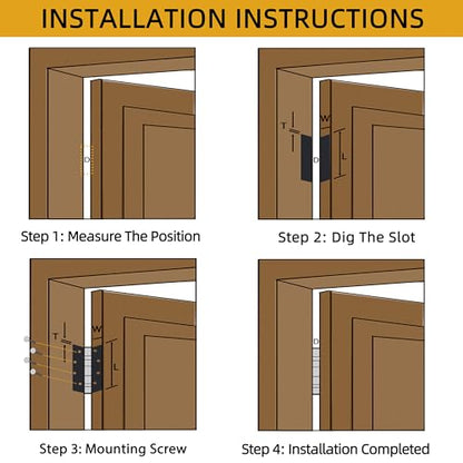 4.5 inch X 4.5 inch Heavy Duty Commercial Door Hinge - color: Black, size: 4.5in X 4.5in