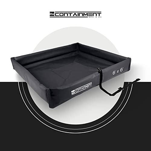 Duck Pond - 6’ x 6’- Black PVC - Folding Foam Wall Containment Pool- Made by the Original Workshop here in the United States Using Barry Compliant Materials. - color: Black, size: 6' x 6'