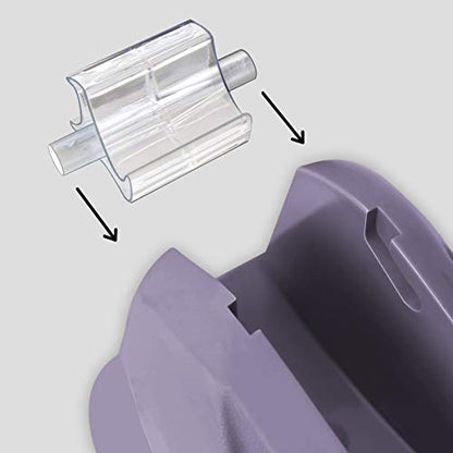 Acrimet Desktop Tape Dispenser, Premium, Non-Skid Base, Plastic, Purple - color: Lilac